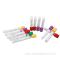 Test tube orange cap clot serum anticoagulant tube